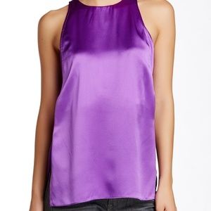 Helmut Lang 'Mere' Silk Tank ANILINE